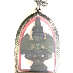Rare Phra Narai Pankon Hemawatchara Pendant / Lucky Charm Protective Talisman / Powerful Charm Talisman / Blessed Sacred Thai Buddha Amule