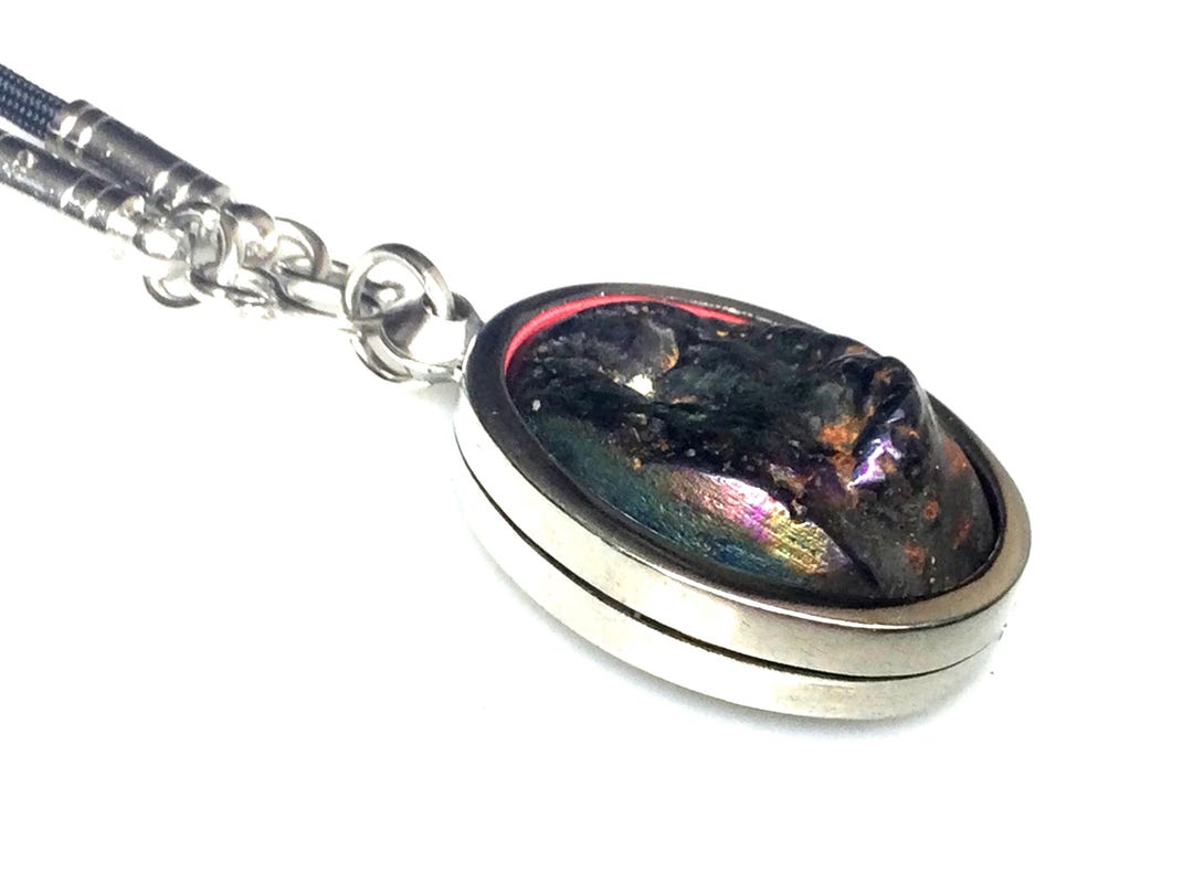 Rare 7 Color Rainbow Leklai Stone / Powerful Sacred Pendant