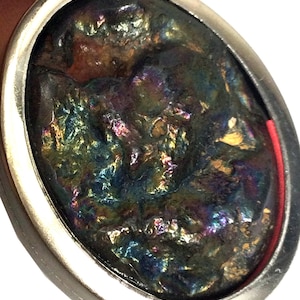 Rare 7 Color Rainbow Leklai Stone / Powerful Sacred Pendant / Thai Amulet / Leklai Pendant / Lek lai / Leklai Stone / Luck Protective Amulet