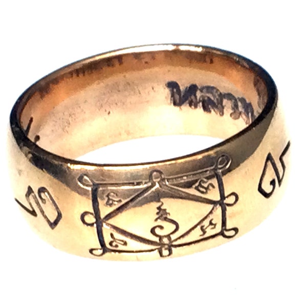 Raro talismán de anillo mágico Montra hecho por LP Kuay Kositaram Temple / Potente talismán protector y afortunado / Amuleto de Buda tailandés / Bonito regalo