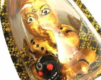 Gambling Amulet Hand Ghost Prai Ajarn Poon Wat Ban Nong Khaen Kod
