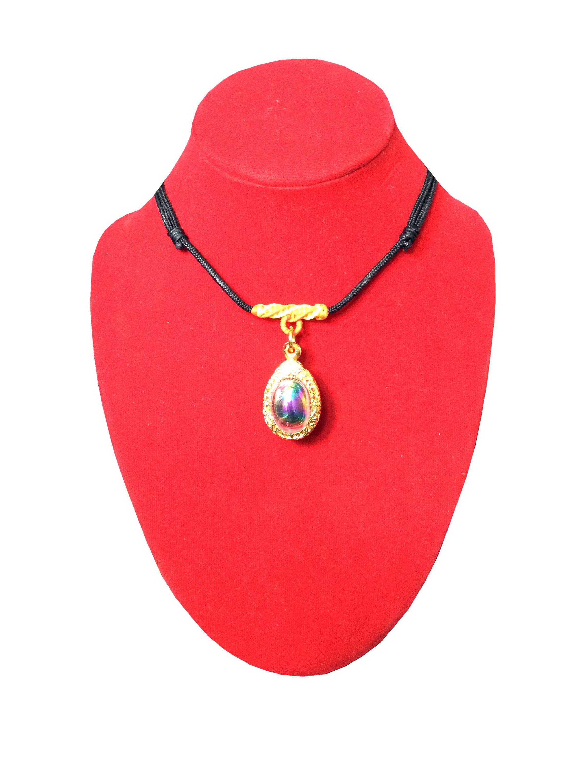 Rare Rainbow 7 Color Leklai Stone / Powerful Magic Pendant / Thai