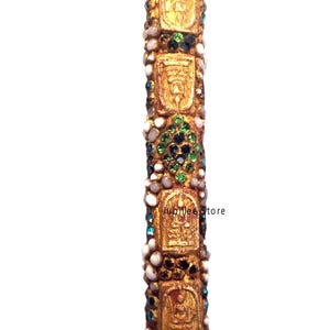 Leklai Takrut Amulet: Thai Buddhist Talisman with Gemstones