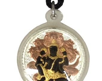 Rare Rain Jatukamramatep Sirimongkon Magic Pendant / Powerful Good Luck Charm / Protective Thai Buddhist Amulet / Sacred Antique Item / Gift