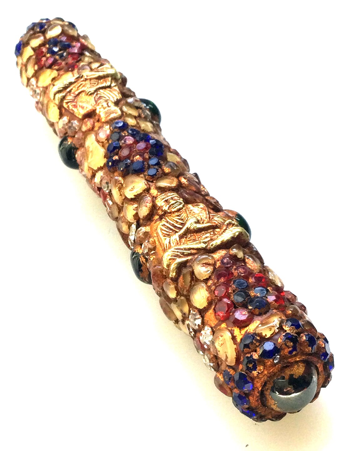 Leklai Somdet Arjan Toh Takrut Wangna With Red Ruby Talisman Top Rare ...