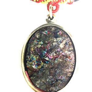 Rare 7 Color Rainbow Leklai Stone / Powerful Sacred Pendant / Thai Amulet / Leklai Pendant / Lek lai / Leklai Rock / Luck Protective Amulet