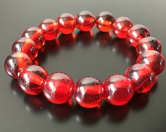 Limited Edition Natural Red Naga-Eye Stone Bracelets Lovely Lucky Bangle Amulet