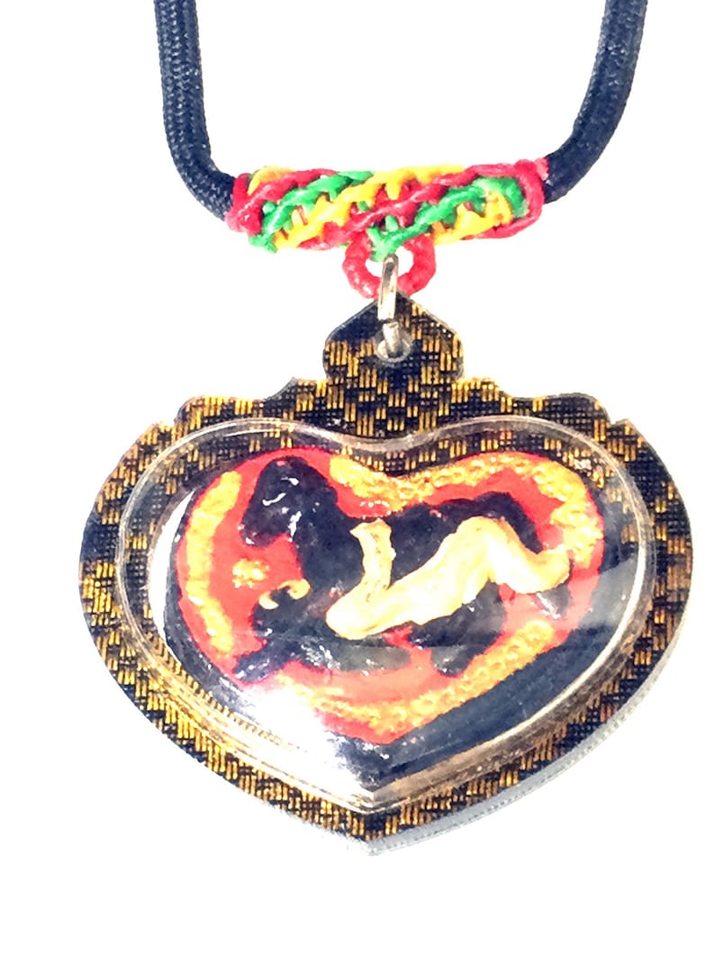 Love Charming Powerful Masepnang Magic Pendant / Talisman for Good Luck with Love / Love Attractive Thai Amulet for Men / Free 1x Necklace image 1