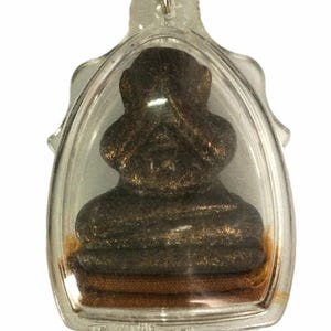 Bardzo rzadka mieszana magiczna glina Phra Pidta Lp Rod, świątynia Konon / potężny wisiorek przynoszący szczęście / talizman ochronny / tajski amulet Buddy