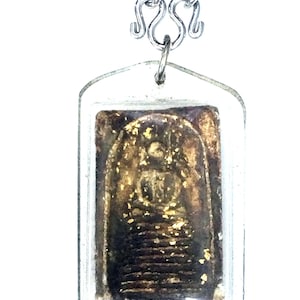 Bardzo rzadki magiczny proszek Phra Somdet Ket Chaiyo 9 warstw, świątynia Ket Chaiyo / potężne szczęście i urok / tajski buddyjski święty antyczny amulet