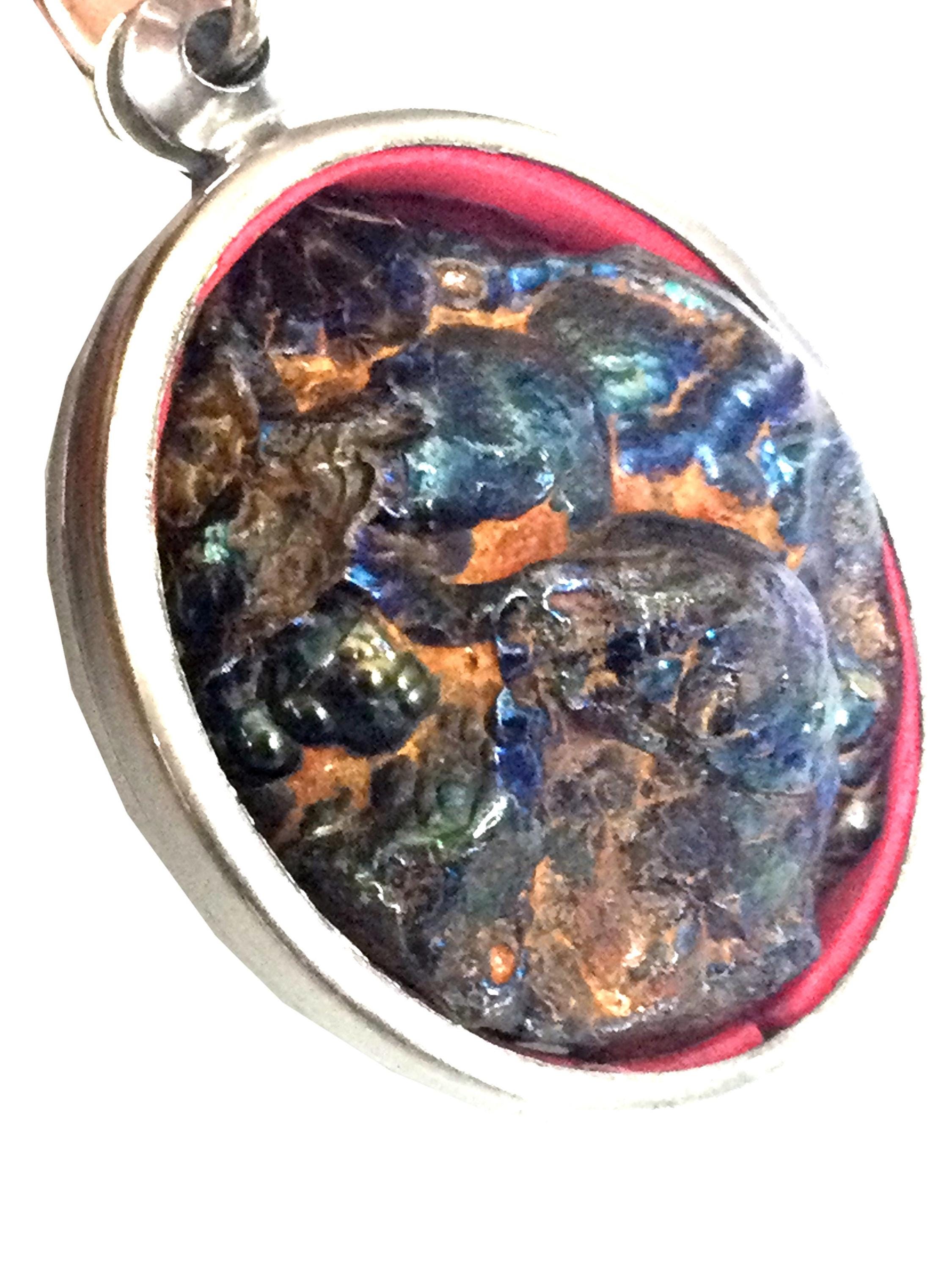 Rare 7 Color Rainbow Leklai Stone / Powerful Sacred Pendant / Thai