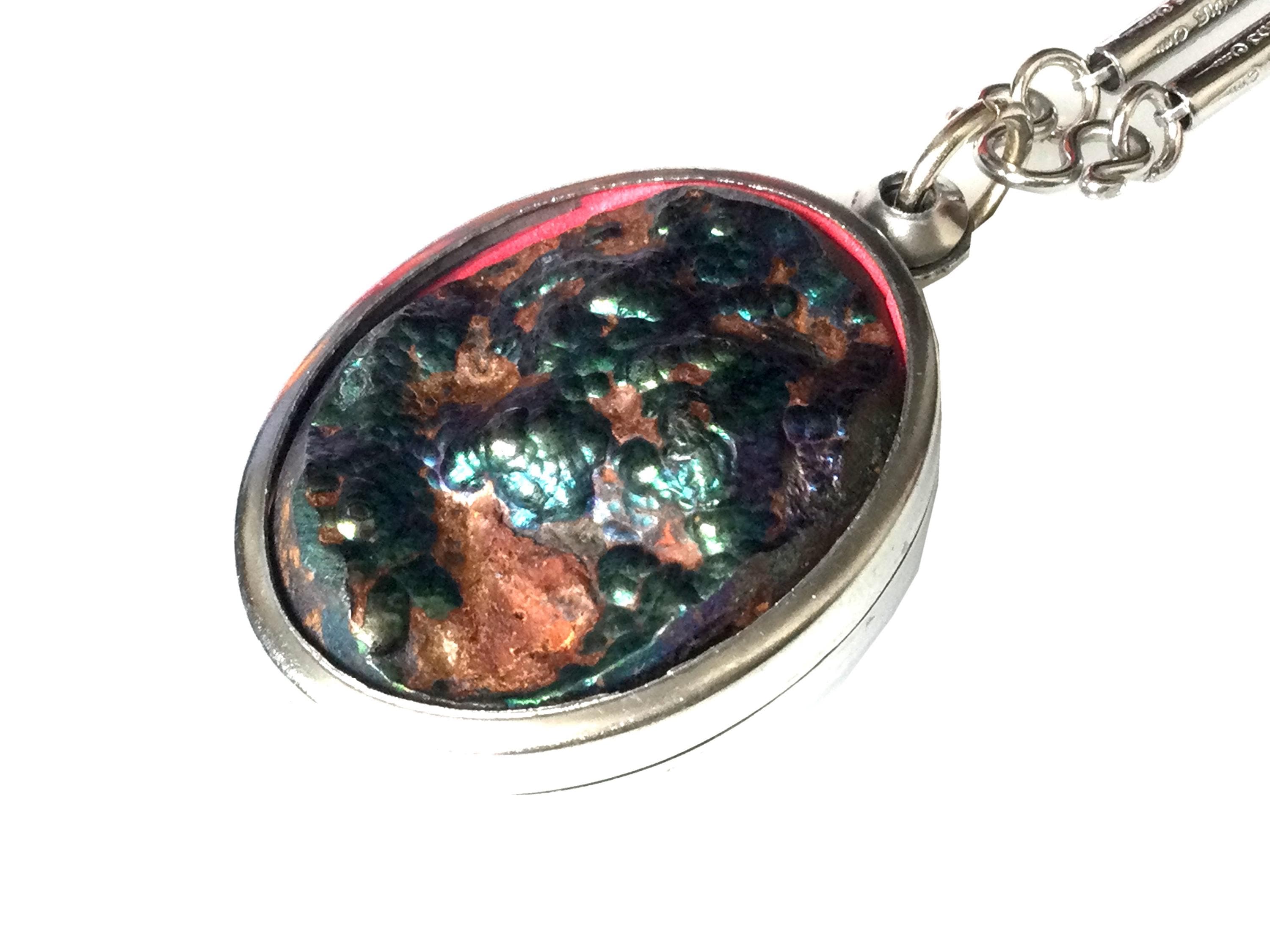 Rare 7 Color Rainbow Leklai Stone / Powerful Sacred Pendant / Thai