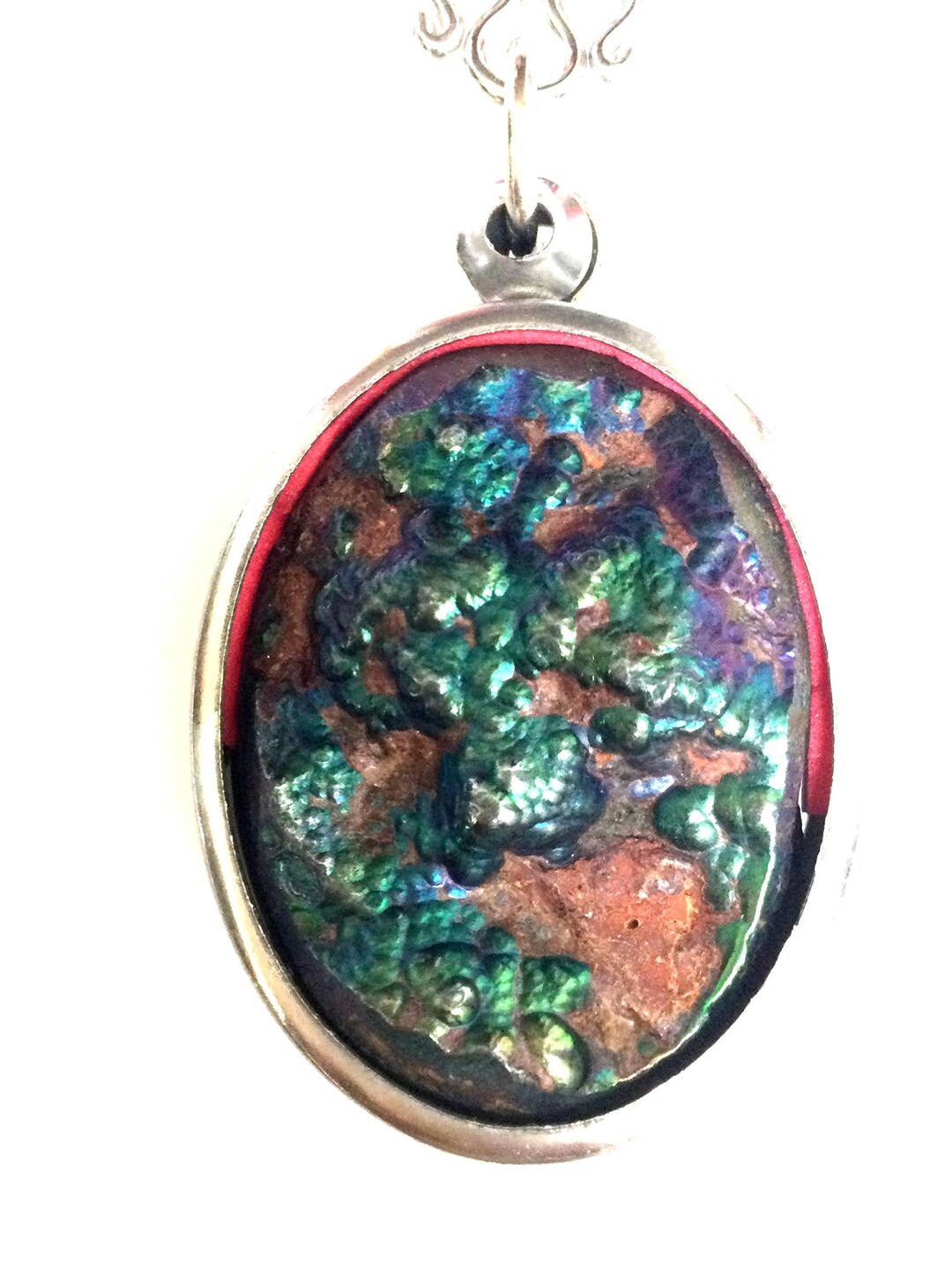 Rare 7 Color Rainbow Leklai Stone / Powerful Sacred Pendant / Thai