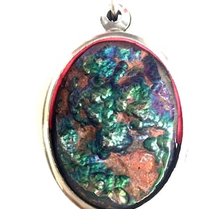 Rare 7 Color Rainbow Leklai Stone / Powerful Sacred Pendant / Thai Amulet / Leklai Pendant / Lek lai / Leklai Stone / Life Protected Amulet