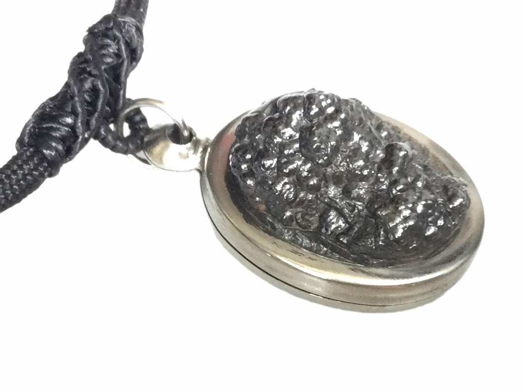 Black Leklai Amulet Pendant: Thai Buddha Lucky Life Protection - Etsy