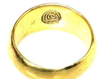 Seltener Yantra Lp Duu Ring aus dem Sakae Tempel / Kraftvoller Glücksbringer und heiliger Talisman für Geschäft / Gesegneter thailändischer Buddha Amulett / Top Vintage Ring