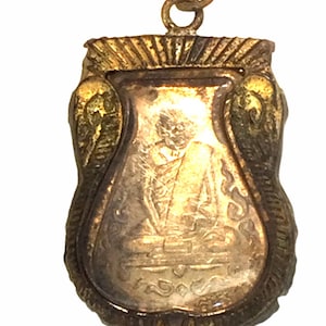 Zeldzame Rian Lp Iam (1e generatie), Wat HNang-tempel / Krachtige gezegende heilige hanger / Lucky Rich Wealth-bedel / Thaise Boeddha-amuletten / Leuk cadeau