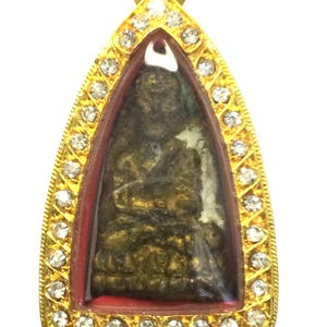 Rare Magic Old LP Tuad Tao-Reed B.E. 2505, Changhai Temple / Powerful Good Luck Charm and Wealth / Sacred Thai Buddhist Amulet / Nice Gift