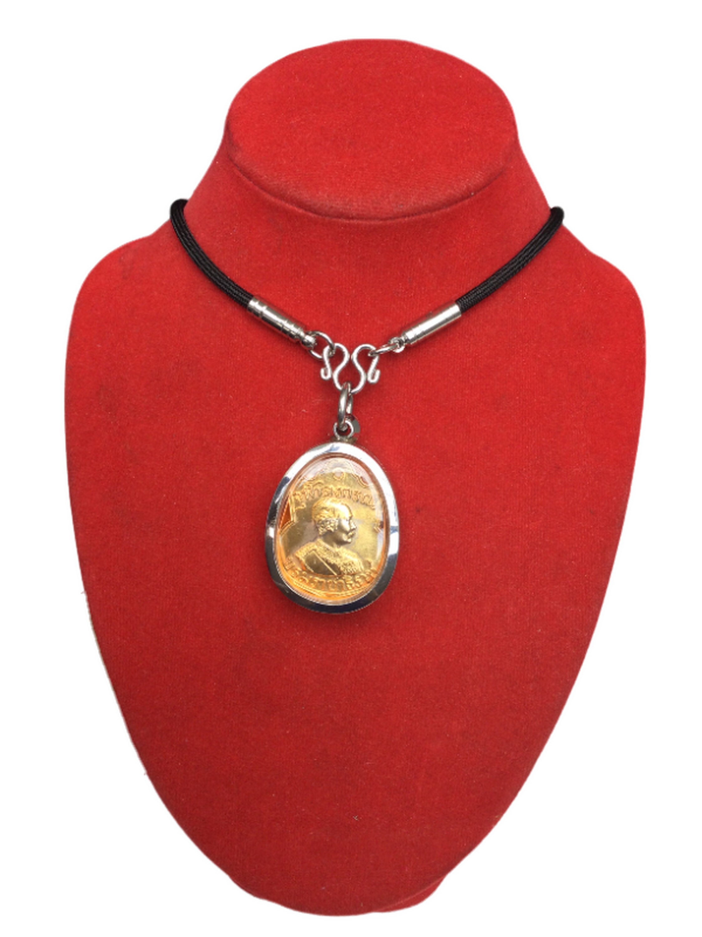 タイ王国ラーマ5世お守りです。 神聖なリアン王ラーマ5世 偉大なるLpクーンバンライ寺院 / 幸運の