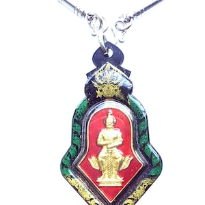 Magic Tao-vessuwan or Kuven Made by Julamanee Temple / Powerful Protective Lucky Pendant / Top Rare Thai Sacred Amulet / Necklace Gifts