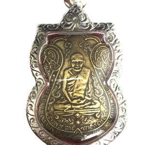 Zeldzame Rian Lp Iam (1e generatie) Wat HNang-tempel / Krachtige gezegende heilige hanger / Lucky Rich Wealth-bedel / Thaise Boeddha-amuletten / Leuk cadeau
