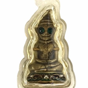 Rare Yantra Ngang in Oil Lp Winyu, Talad Tai Temple, Powerful Pendant / Talisman for Love Luck and Wealth / Thai Love Charming Sacred Amulet