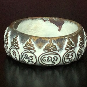 Rare Mahayant-Kao-Yod LP Hmoon Baanjan Temple Magic Ring / Lucky and Charm Mantra Ring / Powerful Ring / Blessed Thai Buddhist Amulet /