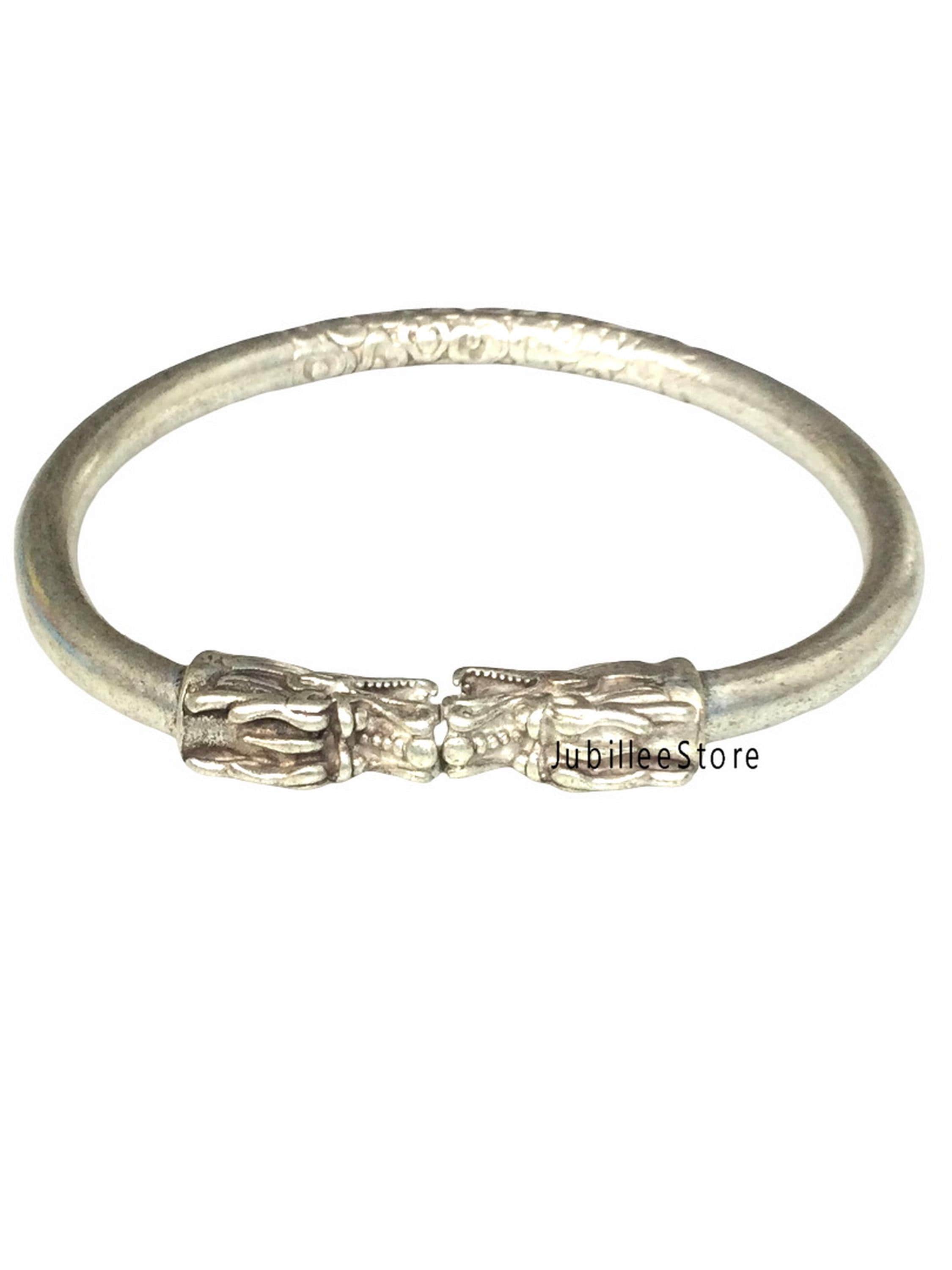Vintage Thai Silver Bracelet - Etsy