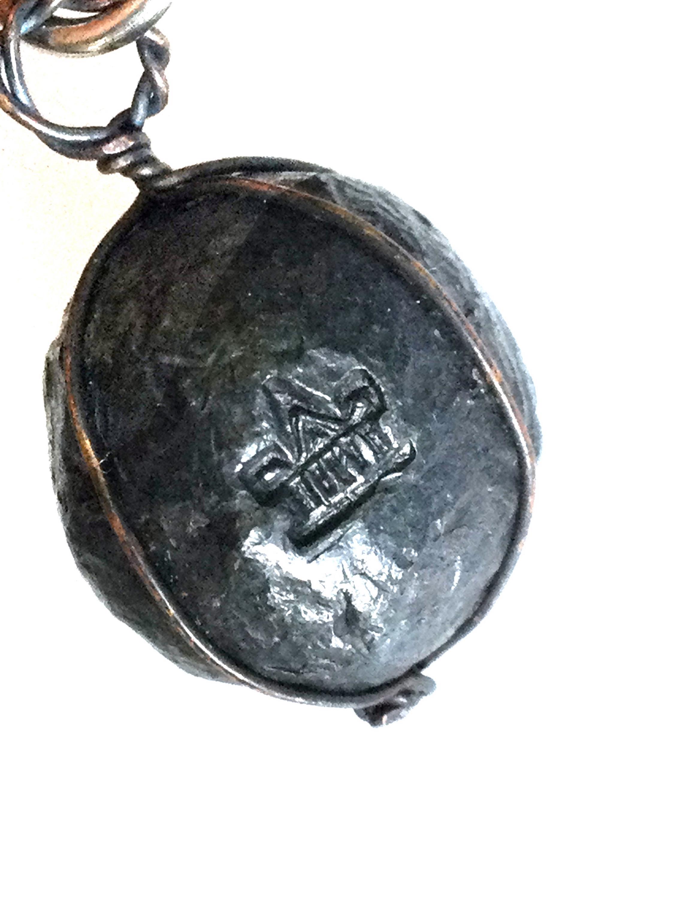 LEK LAI 神聖レクライ ペンダント レア タイ ブラック お守り THAI Very Rare and Vintage Old Black Leklai Stone Powerful Magic