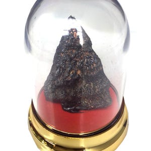 Very Big Black Leklai Metal Charm from Kor-Laan Mountain Magic Statue / Powerful Good Luck Talisman / Blessed Protective Thai Amulet Gifts