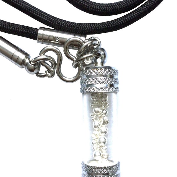 Rare White Leklai Ngern Yuang Magic Pendant From Natural Mountain Holy Stone Blessed Thai Amulet with Free 1x Stainless Rope Necklace