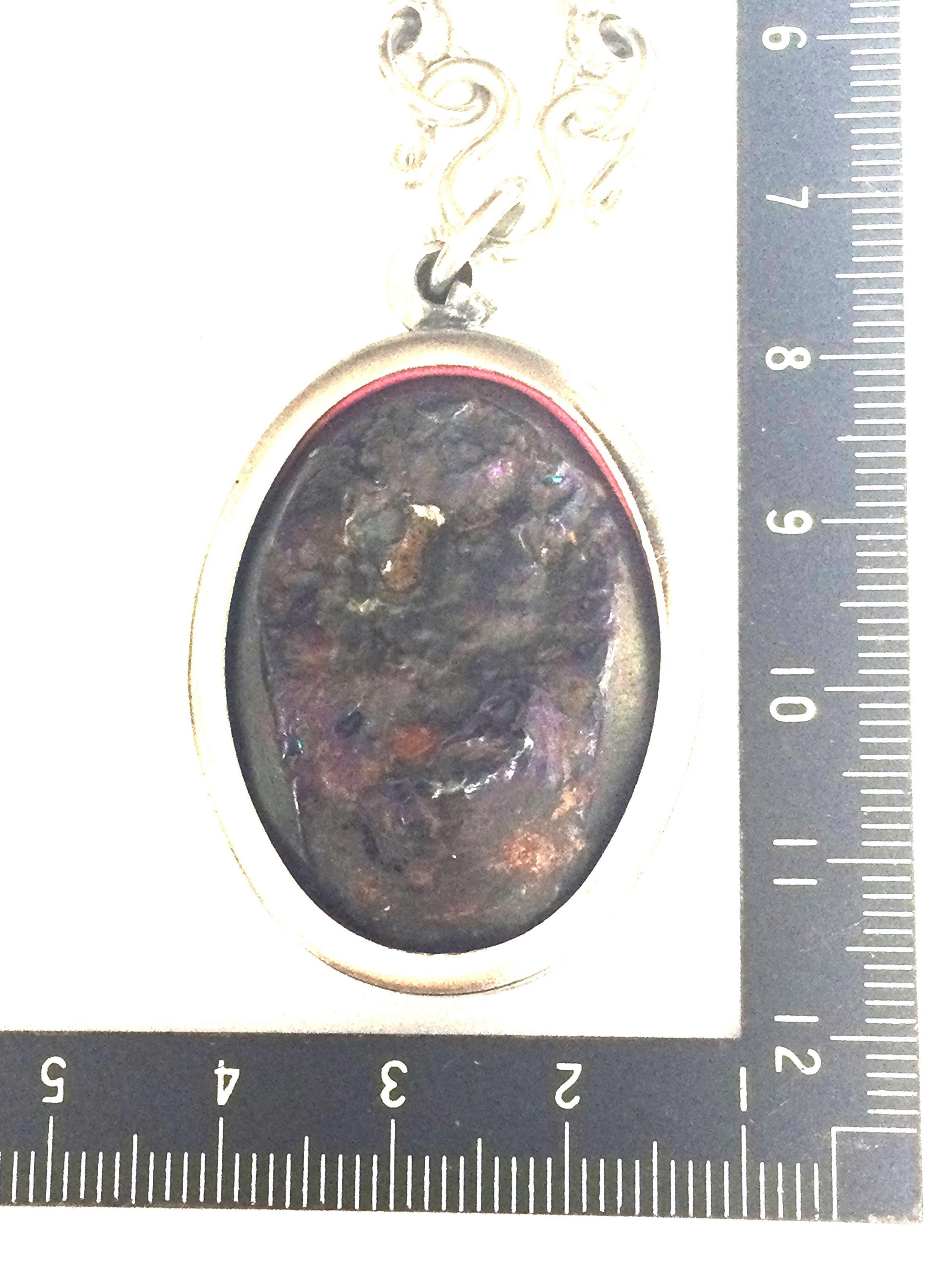 Rare 7 Color Rainbow Leklai Stone / Powerful Sacred Pendant / Thai