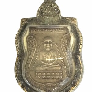 Amuleto de Buda tailandés LP Tuad: amuleto de buena suerte, templo Chang-Yai