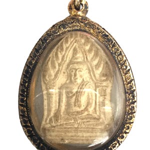 Rare Phra Kunphaen and Kuman B.E. 2536, Palelai Temple / Good Luck Wealth Talisman Pendant / Blessed Sacred Thai Buddha Amulet / Charm Gift
