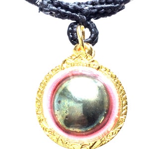 Green Leklai Mekasit Lp Tup, Anongkaram Temple, Powerful Pendant Talisman for Protection / Lucky and Charm Thai Buddha Amulets / Nice Gift