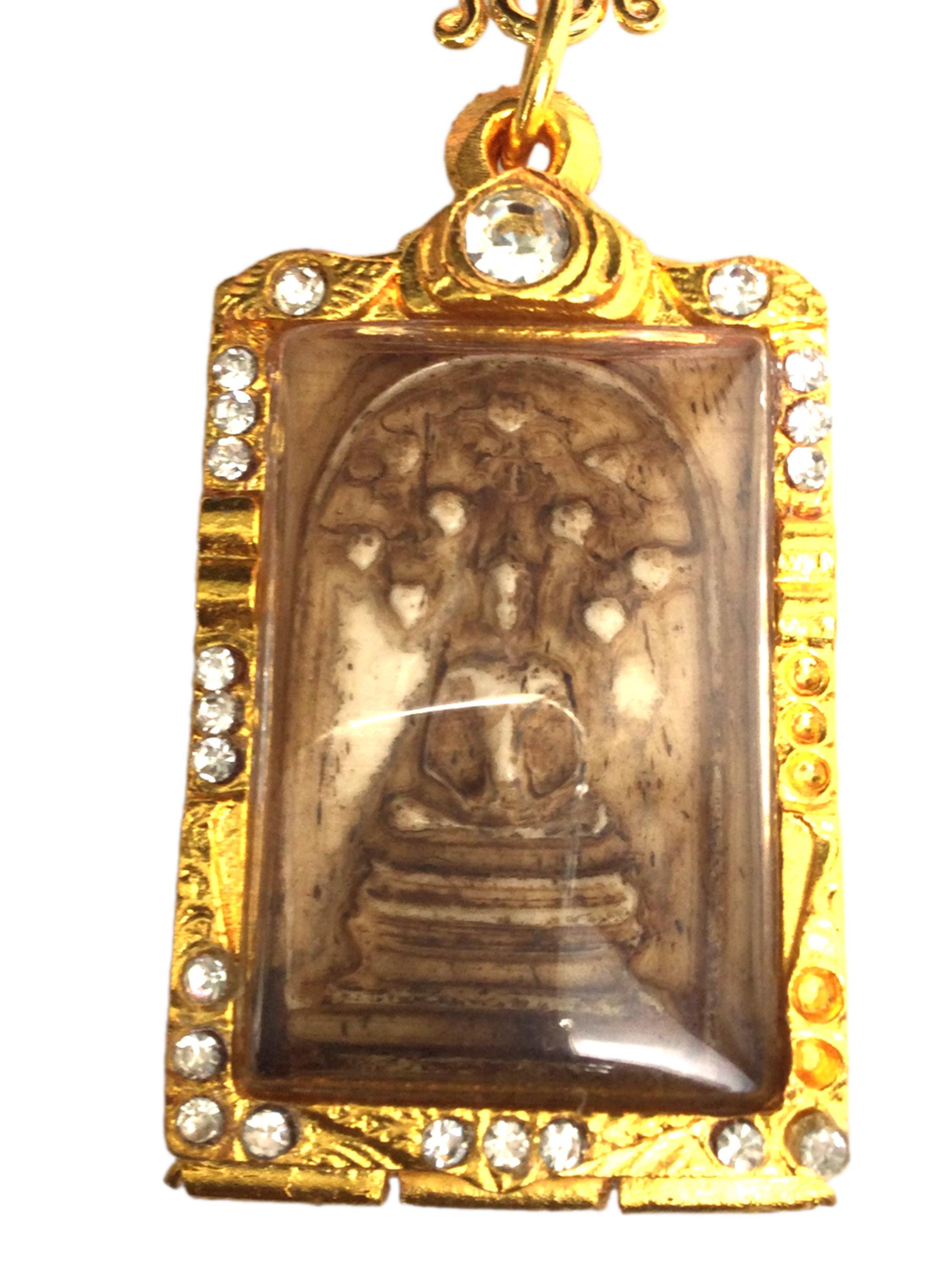 非常に珍しいヤントラマントラプラソムデットプロクポ強力なペンダント/最高の神聖な幸運と魅力のお守り/祝福された神聖なタイ仏教のお守り - Etsy 日本