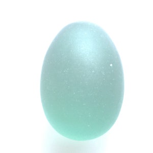Jasnoniebieski Kamień Jajka Naga Magiczny Talizman / Święty Kamień Szczęścia / Piękny Talizman Uroku / Potężny Amulet / Prezent z Naturalnego Kamienia