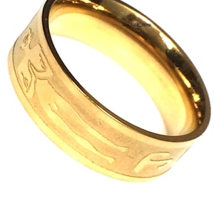 Rare Gold 18K Ai-Khai Magic Nano Powerful Ring / Blessed Lucky Talisman for Success / Sacred Protective Power Thai Amulet / Holy Gifts S12