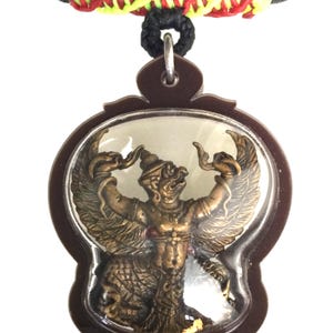 Rare King Garuda Pendant Powerful Pendant / Lucky Charm Protective Talisman / Helps Protect from Black-Magic / Lucky Charm Holy Thai Amulet