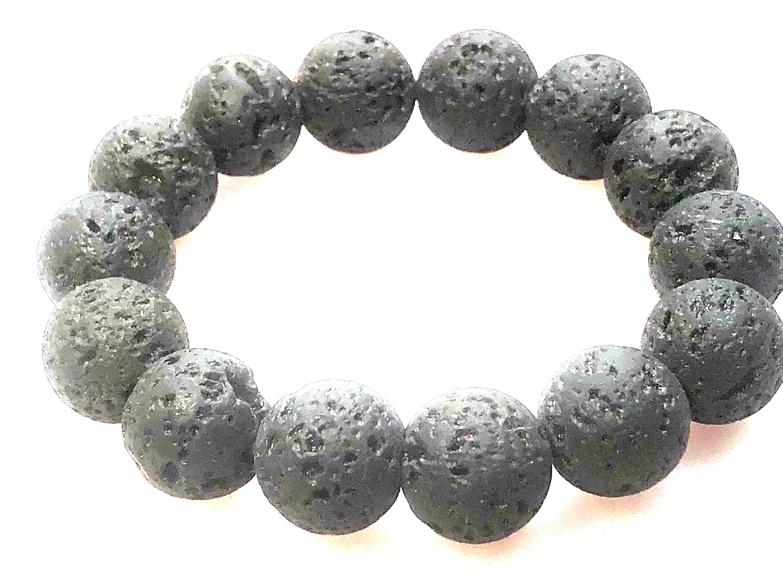 1点物】希少レア 黒隕石 テクタイト 12mm ブレスレット 