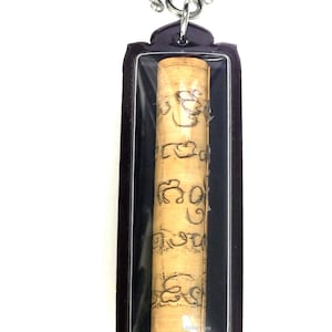 Rare Yantra Takrut Lp Sila Sirijantho, Phosi Temple / Powerful Good Luck Charm Talisman / Sacred Protective Thai Buddhist Amulet / Holy Gift