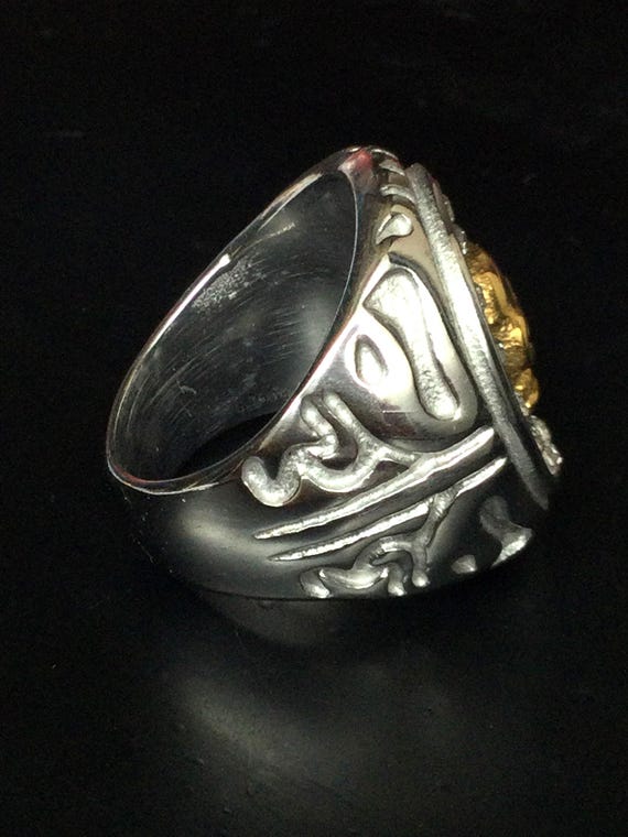 Rare Solid Silver Skull Magic Ring / Powerful Pro… - image 3