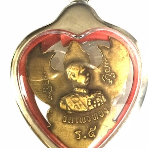 Rare Garuda with King Rama5 Phothong Temple, Powerful Pendant / Lucky Charm Protective Talisman / Lucky Charm Holy Sacred Thai Buddha Amulet