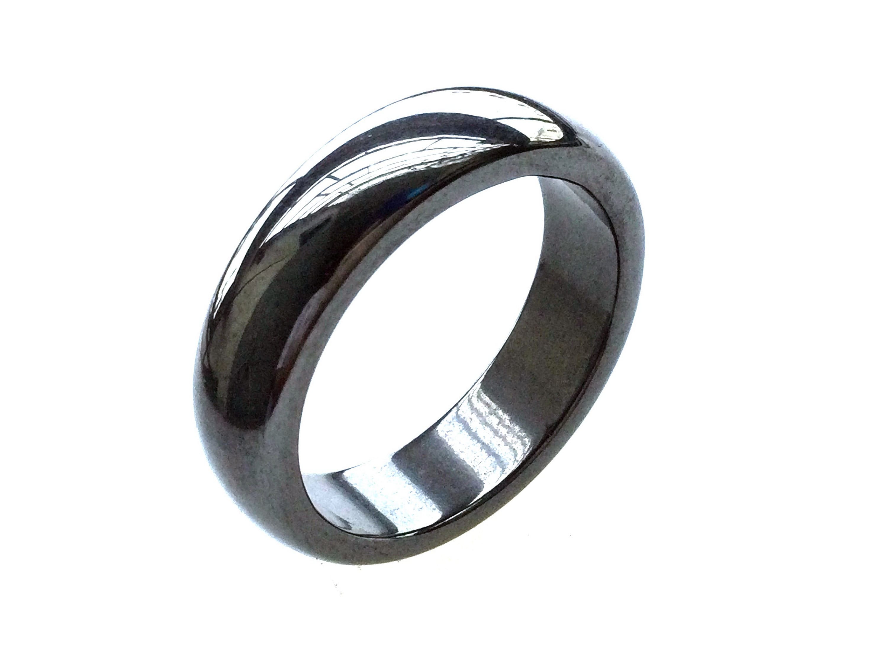 Magic Black Leklai Metal Charm Ring with Protective Supernatural Power Talisman