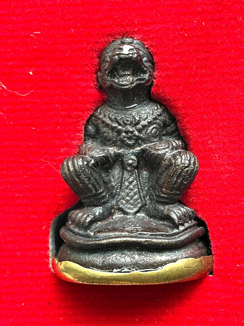 Very Rare Magic Hanuman Lp Tim, Laharnrai Temple / Powerful Mantra Good ...