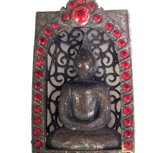 Rare Thai Buddha Amulet Pendant: Good Luck Charm, Sacred Talisman