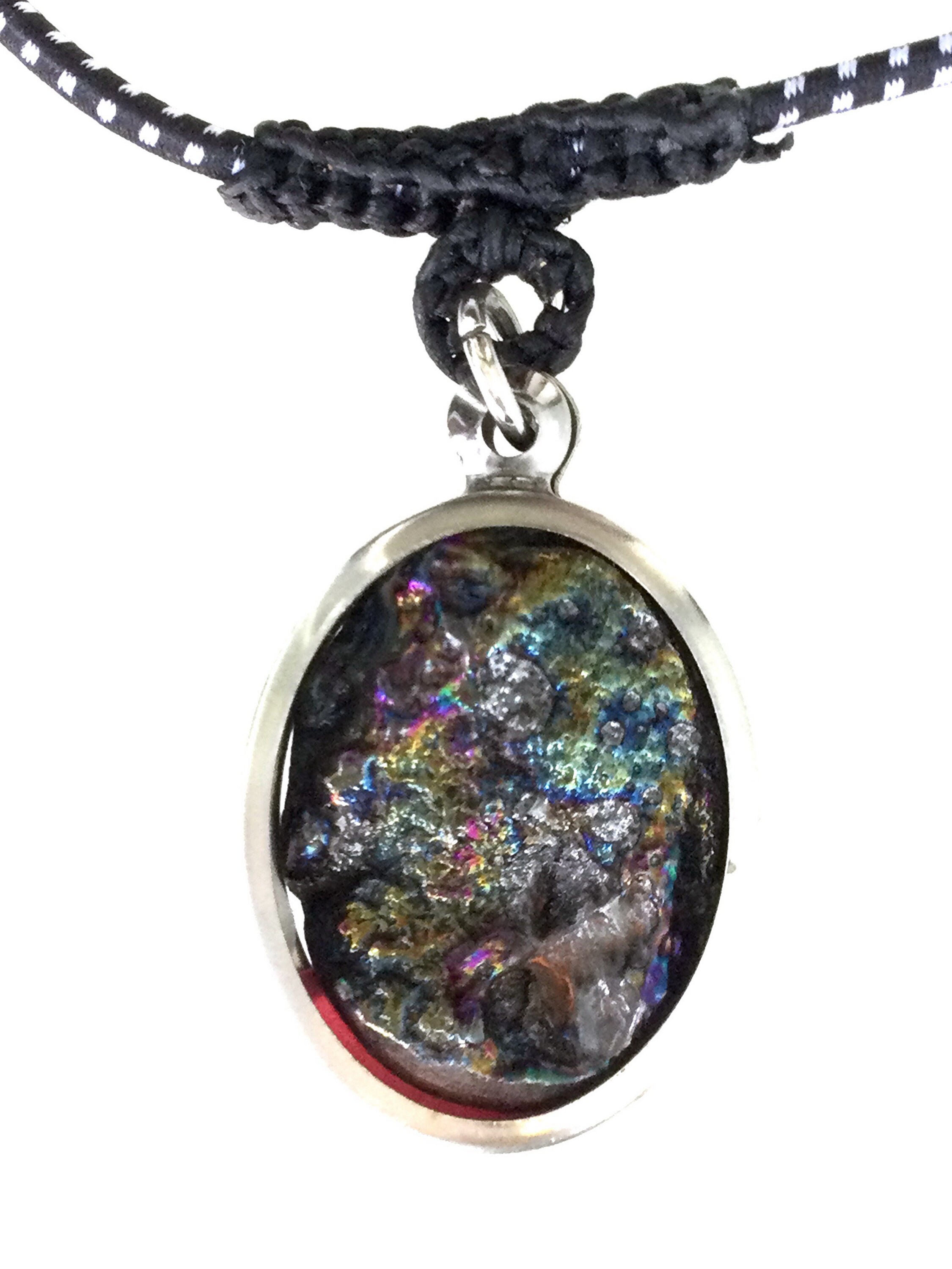 Rare 7 Color Rainbow Leklai Stone / Powerful Sacred Pendant