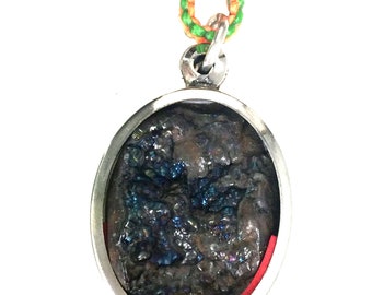 Rare Rainbow 7 Color Leklai Magic Pendant From Ummklumm Mountain