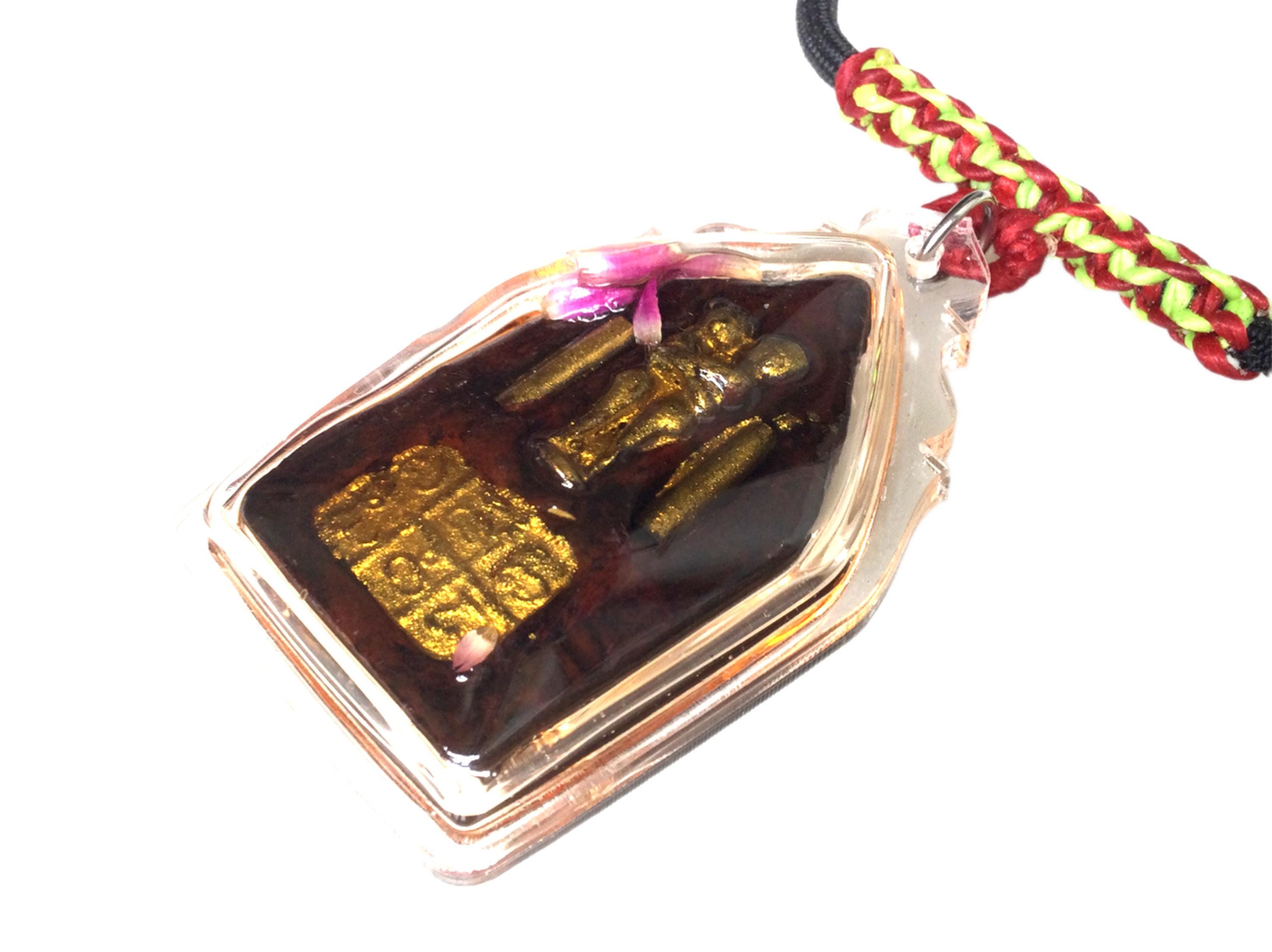 Rare Red Eye Ngang Ngan and Inn-ku (back) Magic Pendant for Love