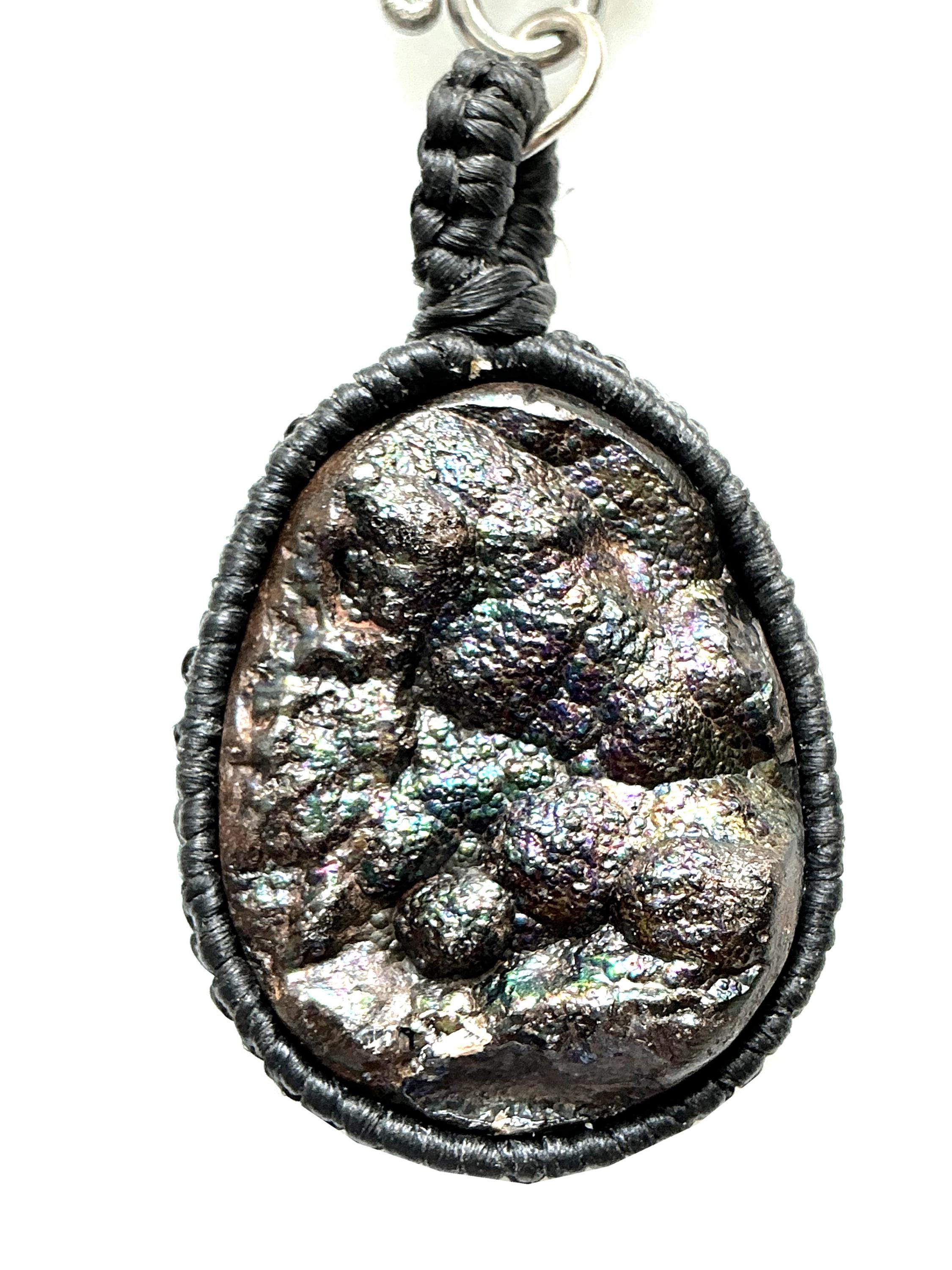Rainbow Leklai Magic Pendant: Natural Stone Talisman, Thai Amulet